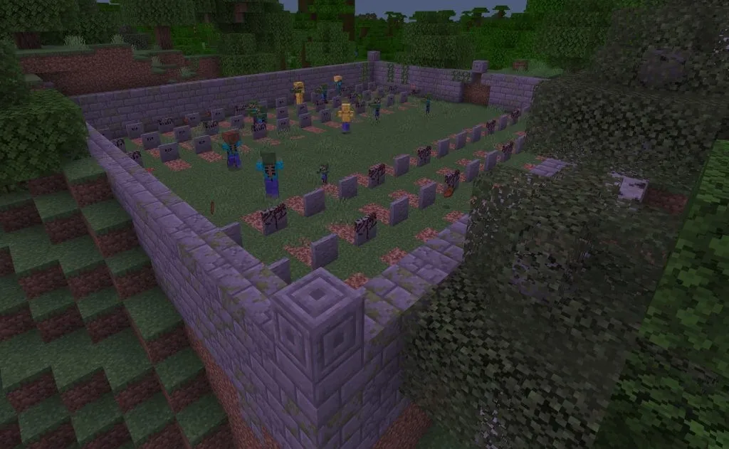 Структура кладбище