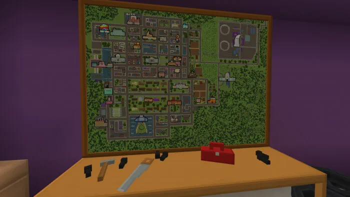 Инструменты на столе