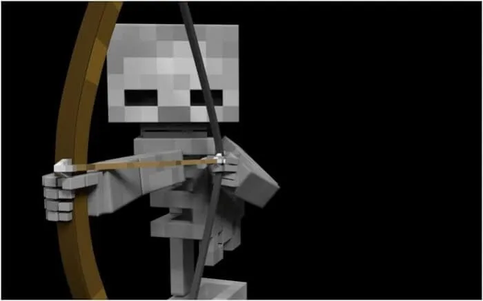 Скелет с луком