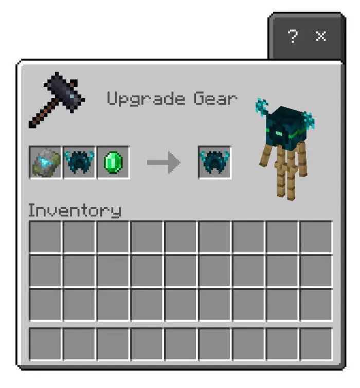 Кузнечный стол для настройки брони