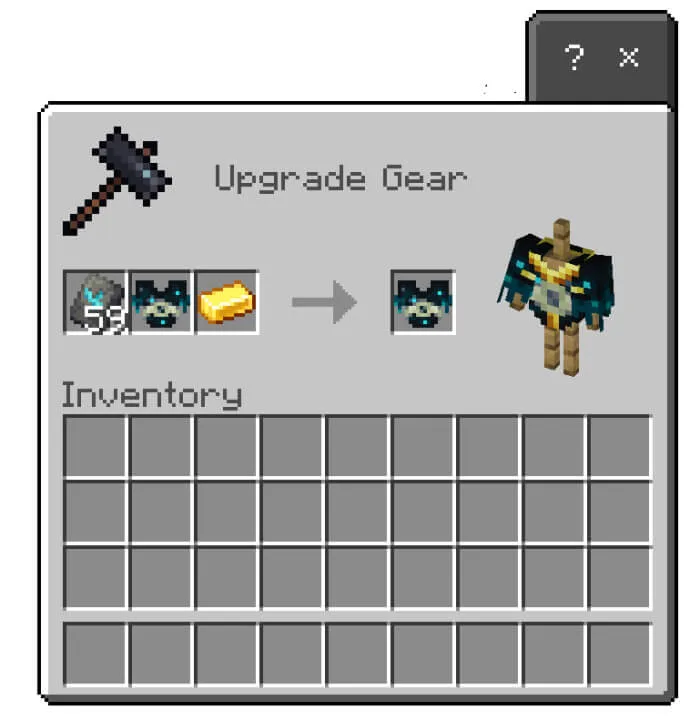 Улучшение нагрудника вардена узорами