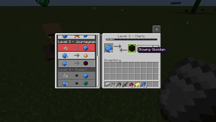 Светящийся обседин у клерика