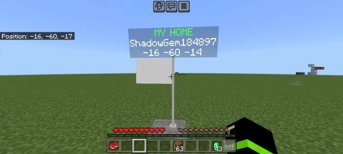 Белый флаг в точке телепортации