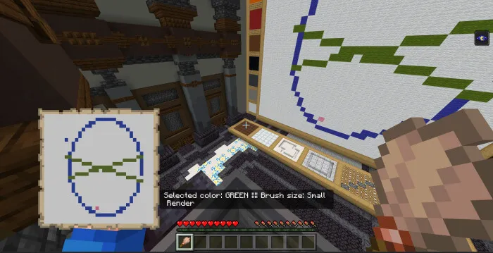 Игрок нарисовал на холсте