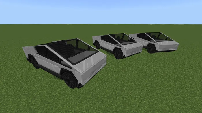 Несколько автомобилей кибертраков