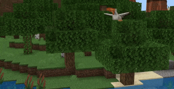 Пеликан охотиться