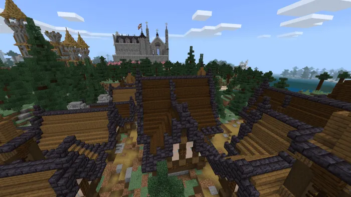 Локация с домами