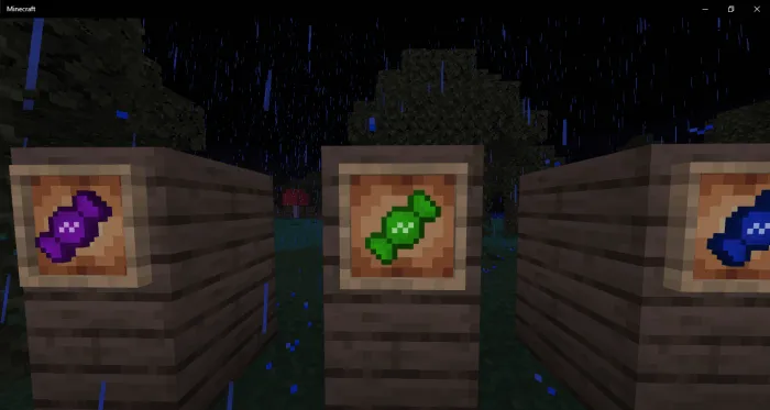 Зеленая конфета