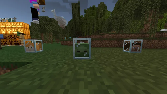 голова зомби в банке