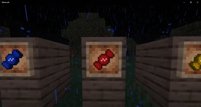 Красная конфета