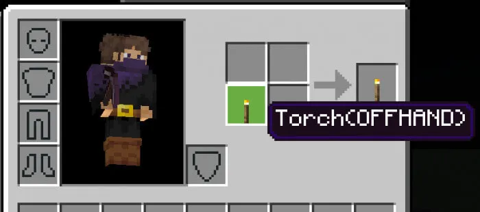 Крафт обычного факела