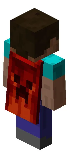 Плащ Minecon 2011 с лицом крипера