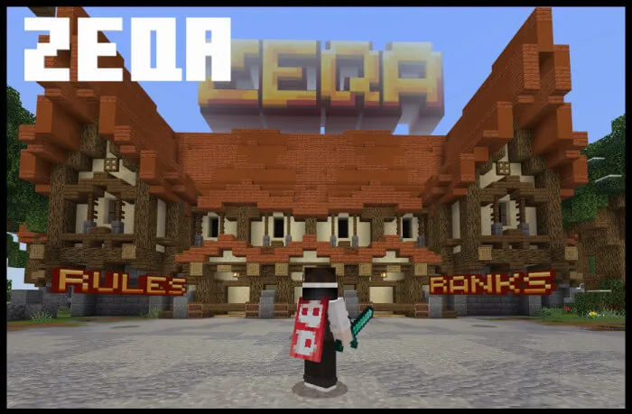 Игрок с плащом Mojang на сервере