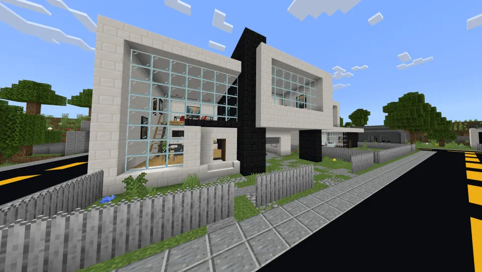 Вид современного дома