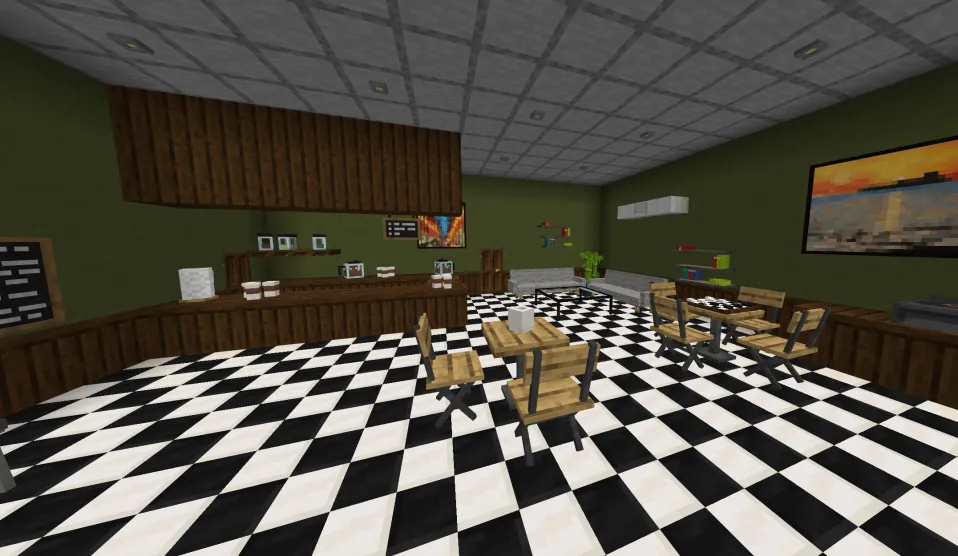 Интерьер кафе