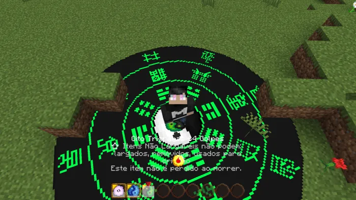 Бьякуган в Minecraft