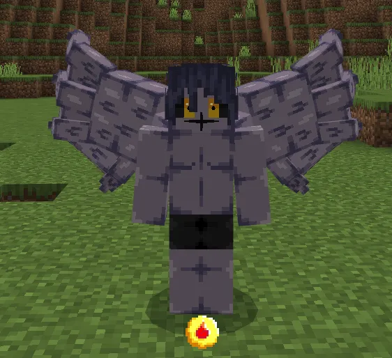 Игрок в виде демона