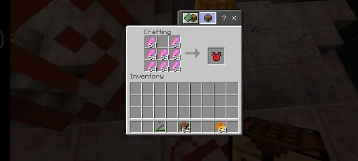 Крафт нагрудника брони голода