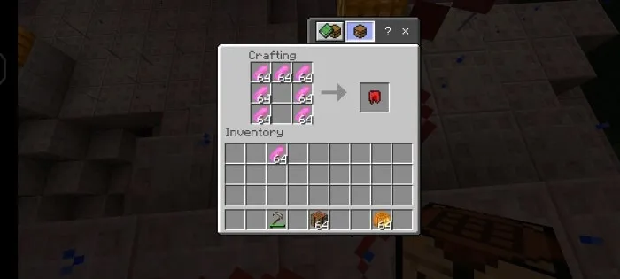 Крафт понож брони голода