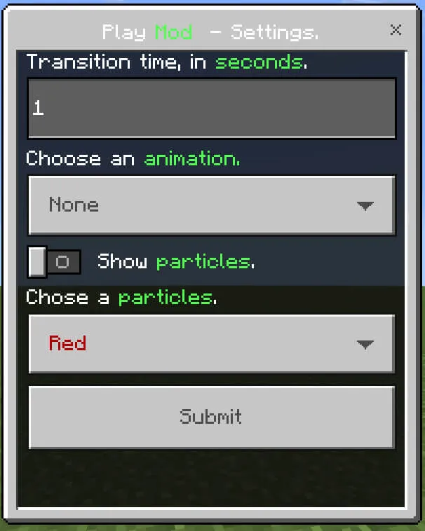 Настройка анимации камеры