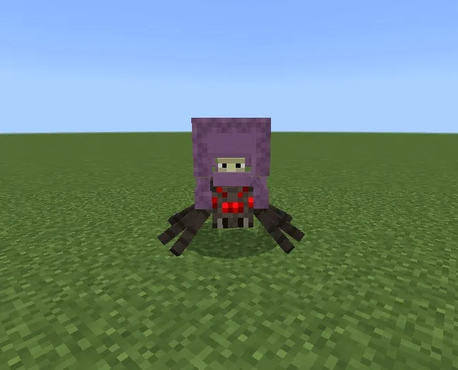 Шалкер верхом на пауке