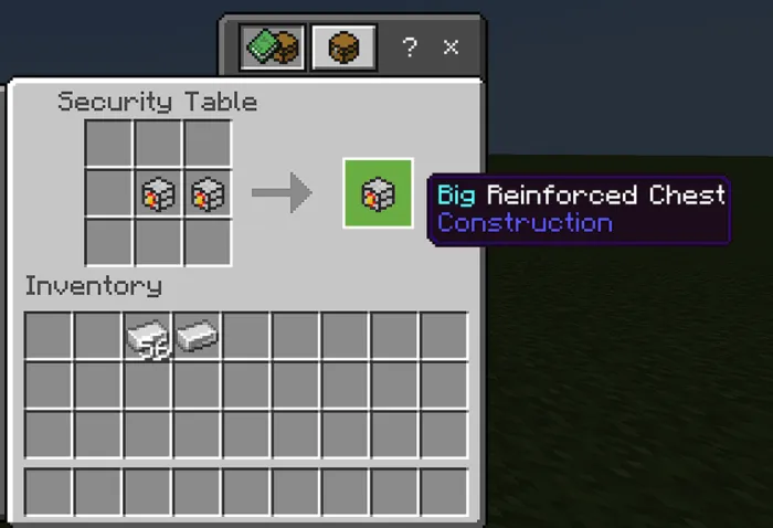 Крафт большого сундука