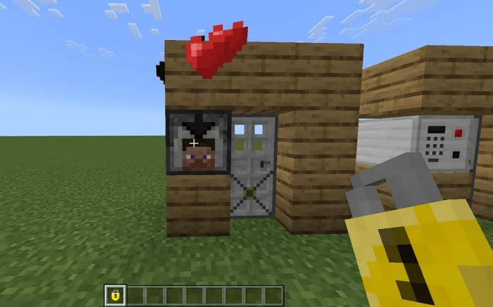 Нужно приручить его с помощью навесного замка