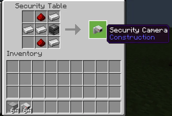 Крафт камеры безопасности