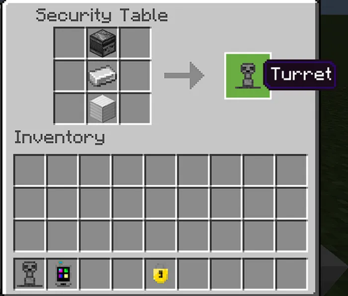 Крафт турели