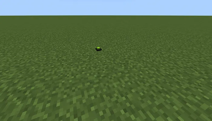 Мина на земле в Minecraft