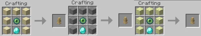 Рецепты крафта путеводных камней