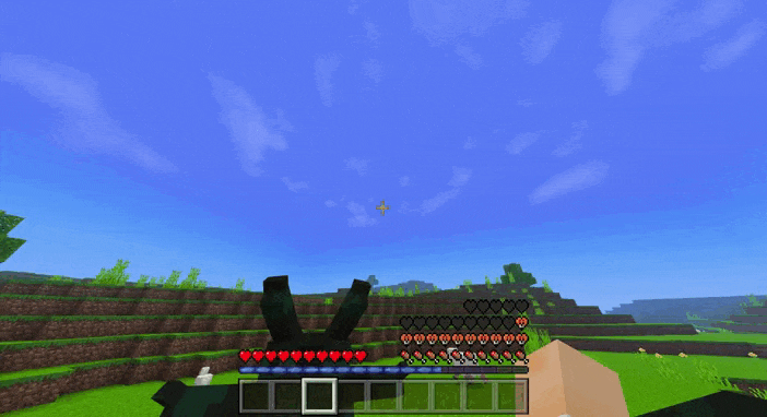 Игрок летит на виверне