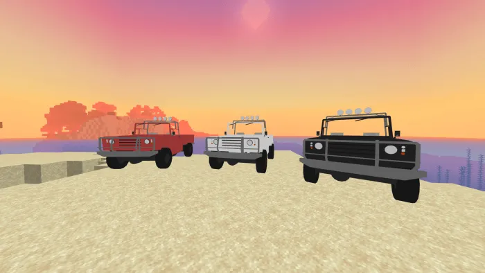 Три цвета пикапа