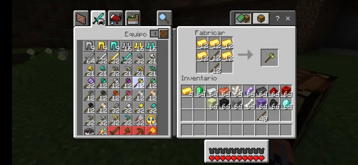 Рецепт крафта золотого молота