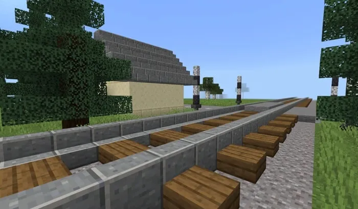 Железная дорога в деревне