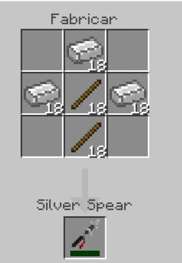 Крафт серебряного копья