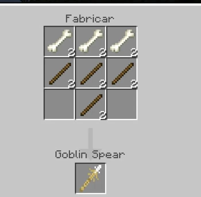 Крафт копья гоблина