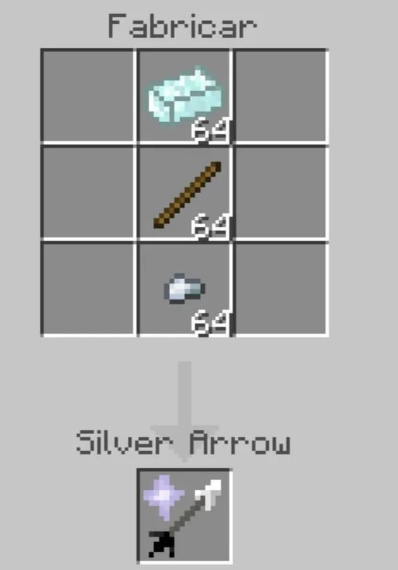Крафт серебряной стрелы