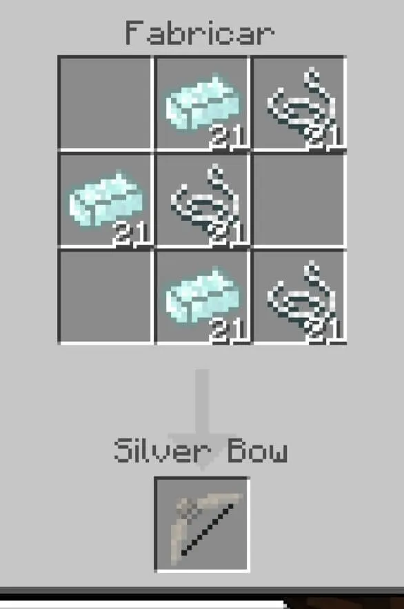 Крафт серебряного лука