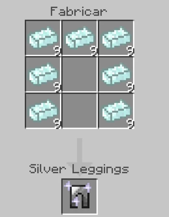 Крафт серебряного понож