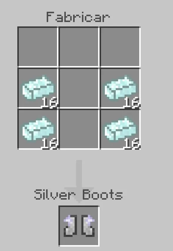 Крафт серебряного ботинок