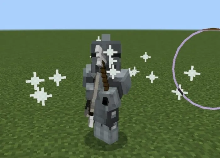 Скриншот серебряной брони