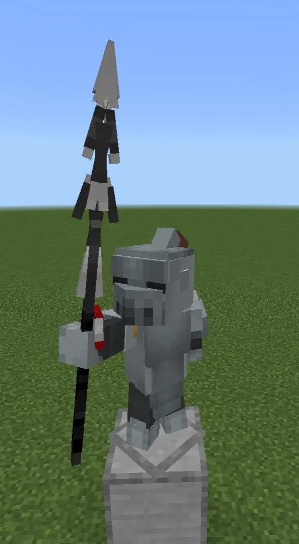 Серебряная броня и копье