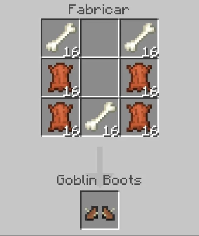 Крафт ботинок гоблина