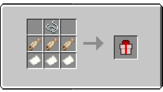 Крафт подарка с рыбой