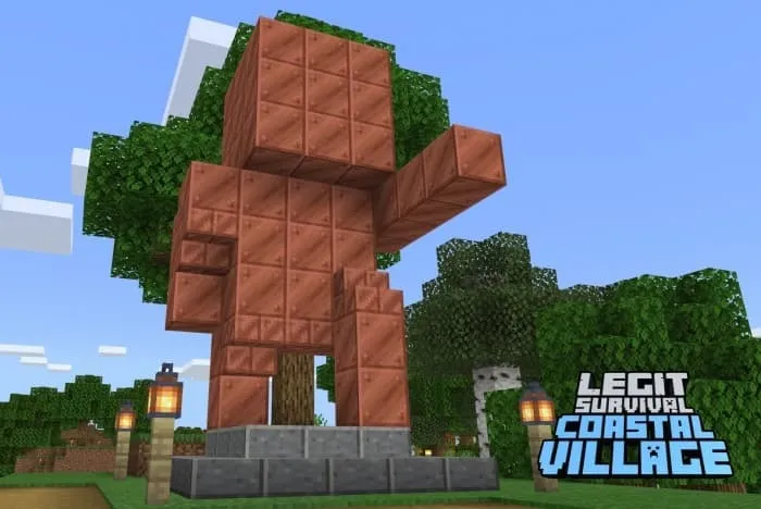 Статуя из меди