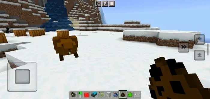 Бобер в Minecraft