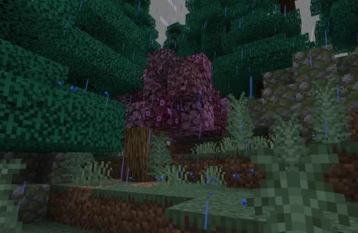 Новая листва азалии