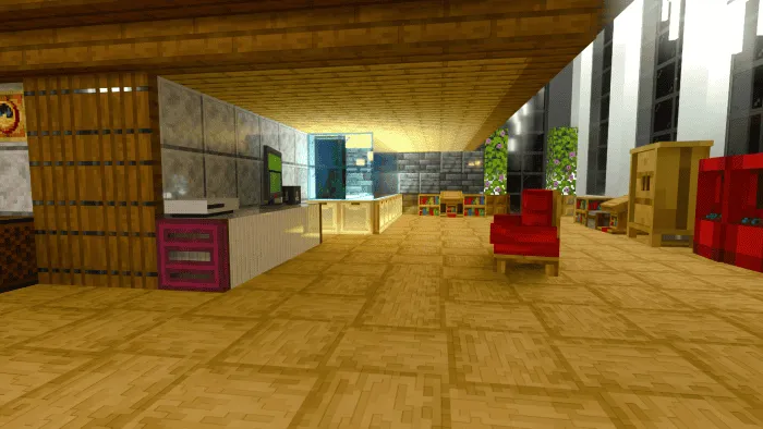 Расставленная мебель