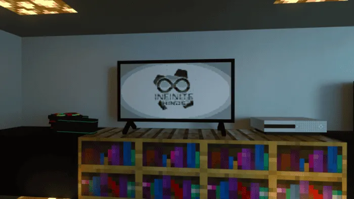 Телевизор и консоль